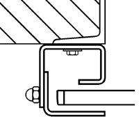Face Mounted to Steel for Metal Shutters, Automatic fire Door, Drawing Details