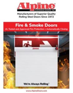 Roll Up Fire Door, Fire & Smoke Rated Doors - Alpine Overhead Doors