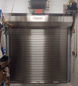 Wind Load Rated Rolling Door Stainless Steel