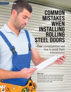 Rolling Door Installation Mistakes